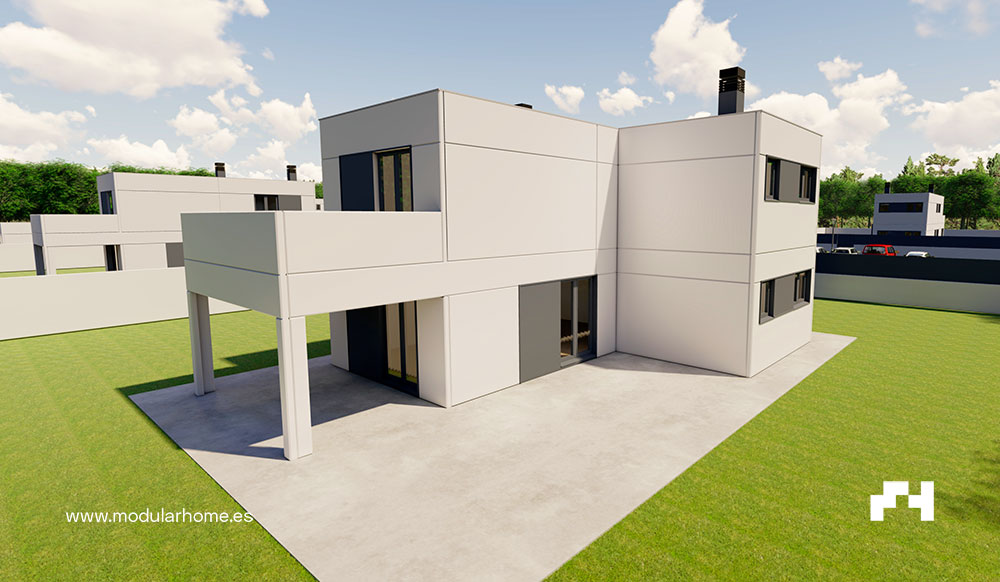 Casas de diseño para Modular Home por Vilalta Studio - Vía Construcción